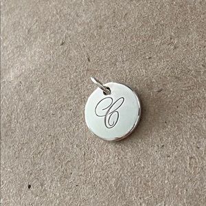 💯 % Authentic Tiffany & Co. Letter C Pendant